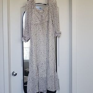Merci& Floral Smocked Maxi Dress Size Large